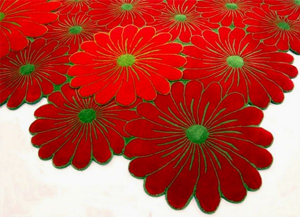 Flower Motif Rugs – слоёные ковры из Португалии для Вашего дома