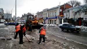 С территории Кировского района вывезено 1,3 тыс. кубометров снега