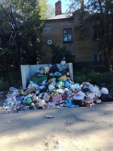 В Елшанке мусору «стало тесно» в специально отведенных для него местах