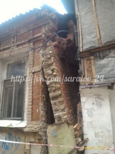 Администрация: обрушившийся 110-летний дом на Рамаева аварийным не признан