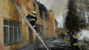 В Балашове загорелась церковь