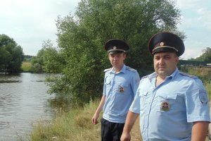 В Саратовской области полицейские спасли утопающего