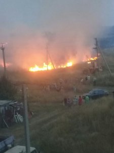 Пожар на свалке в Пугачеве. Ведется отсыпка грунта