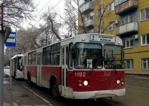 Приостановлено движение троллейбуса