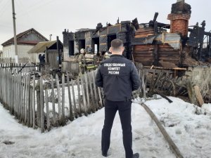 Мужчина не смог вынести из пожара пожилую мать