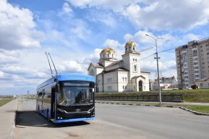 В Саратове испытали троллейбус «Адмирал» с автономным ходом