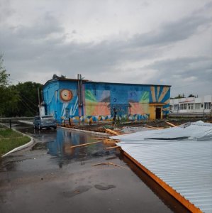Ураган в Саратовской области. Власти ликвидируют последствия стихии