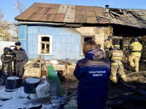 В Аткарске на пожаре погибли мужчина и женщина