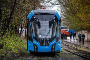 В Саратов поставлен последний двухсекционный трамвай «Богатырь»