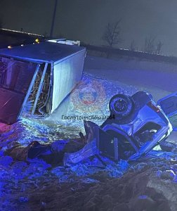 В массовом ДТП в Гагаринском районе погиб человек