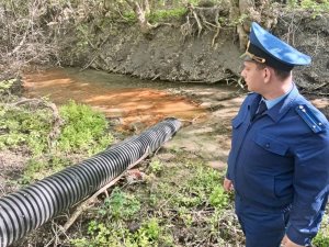 Установлен факт загрязнения реки Малыковка. Ведутся разбирательства