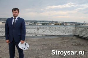 Дмитрий Тепин провел пресс-конференцию на крыше высотки