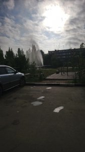 В Саратове появился очередной «фонтан»