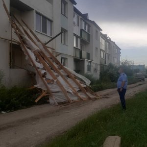 В Саратовской области ураган повредил дома и объекты соцсферы