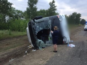 В ДТП с автобусом Белгород-Саратов пострадали 12 человек